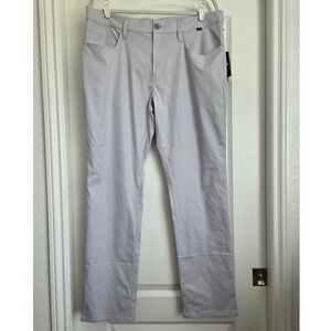 Travis Mathews Prestige Open to Close Tech Chino More Chip Grey Sz 36x32‎ Golf